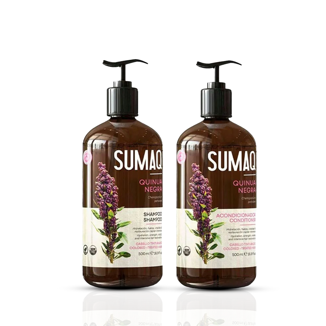 Shampoo + Acondicionador Quinua Negra 500ml Sumaq