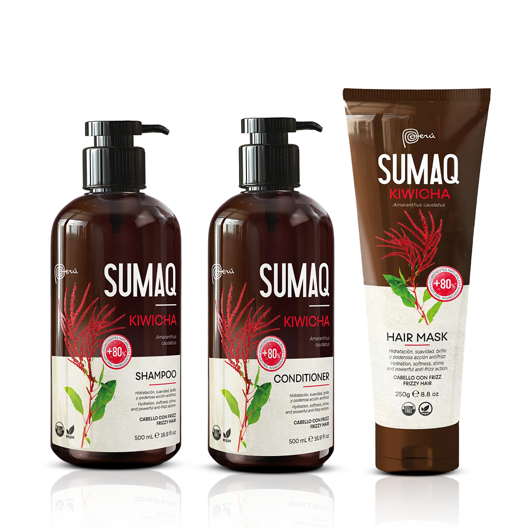 Pack Shampoo + Acondicionador + Máscara de Kiwicha sumaq