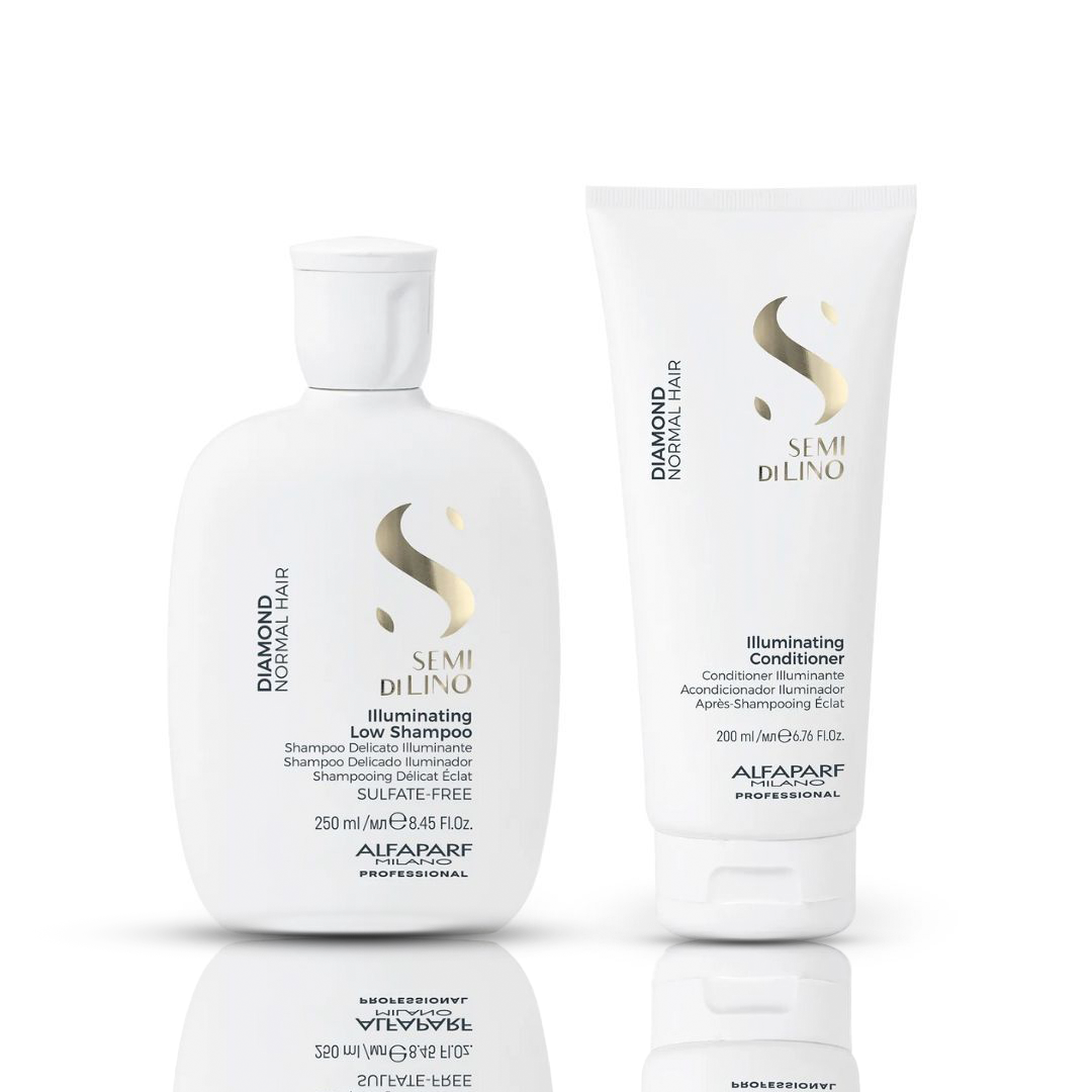 Pack ALFAPARF SEMI DI LINO Shampoo + Acondicionador