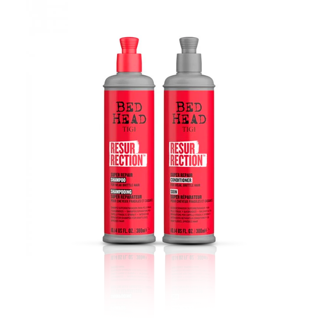 TIGI BED HEAD Resurrection – Dúo Shampoo + Acondicionador 400 ml