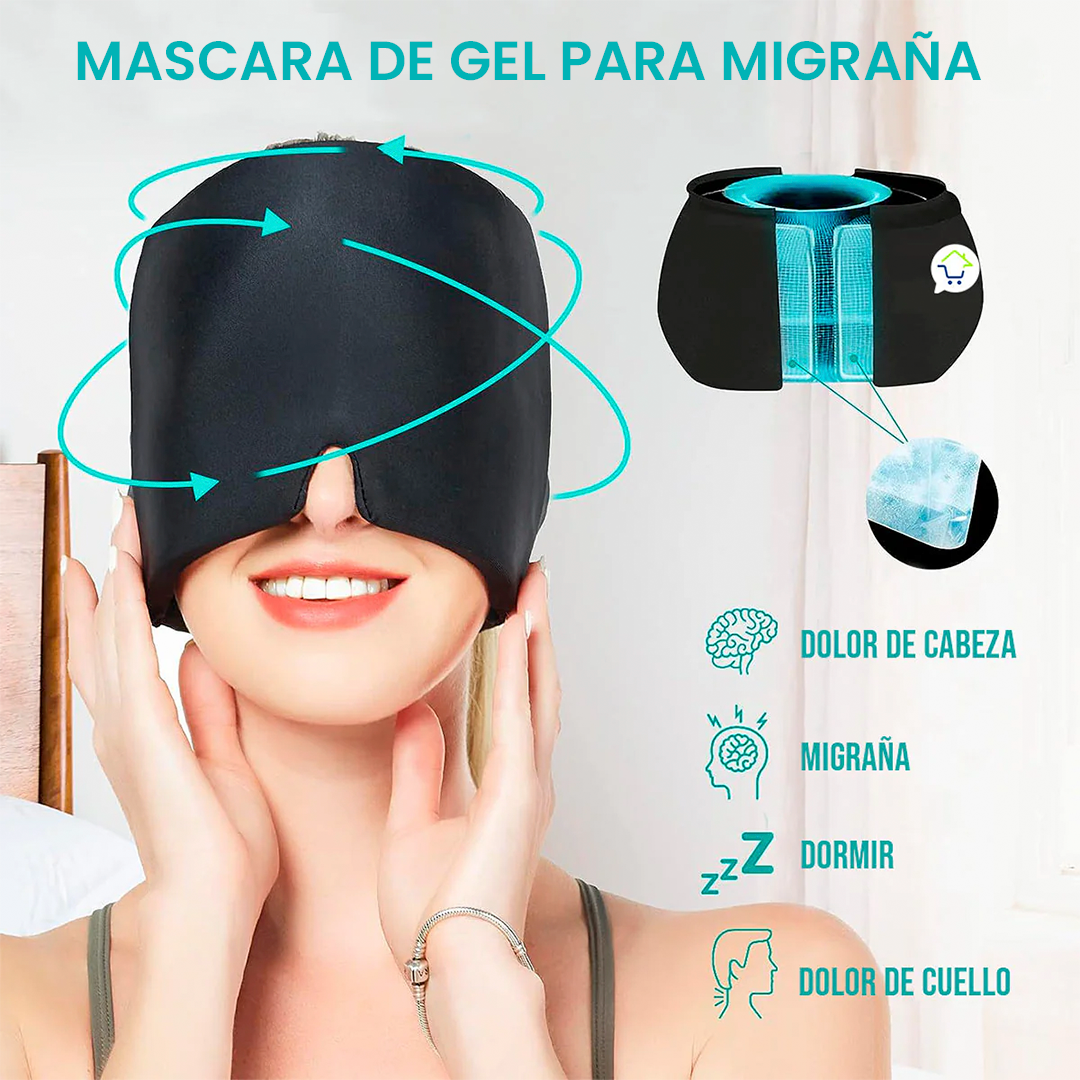 Gorro de gel para migraña